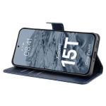 Husa flip cover Bizon Pocket compatibila cu Xiaomi 15T, Navy Blue 6 - lerato.ro
