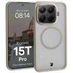 Kit protectie 2 in 1 BizonMobile, Carcasa Bizon MatteO si Folie sticla securizata Bizon Glass Edge, compatibil cu Xiaomi 15T Pro, Bej 4 - lerato.ro