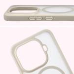Kit protectie 2 in 1 BizonMobile, Carcasa Bizon MatteO si Folie sticla securizata Bizon Glass Edge, compatibil cu Xiaomi 15T Pro, Bej 6 - lerato.ro