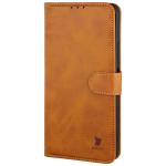 Husa flip cover Bizon Pocket compatibila cu Xiaomi Redmi 15 4G / 5G, Maro 4 - lerato.ro