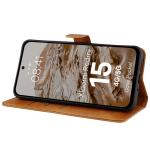 Husa flip cover Bizon Pocket compatibila cu Xiaomi Redmi 15 4G / 5G, Maro 6 - lerato.ro