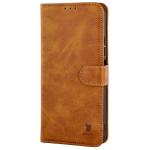 Husa flip cover Bizon Pocket compatibila cu Xiaomi Redmi 15C 4G / 5G, Maro 4 - lerato.ro