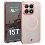 Kit protectie 2 in 1 BizonMobile, Carcasa Bizon MatteO si Folie sticla securizata Bizon Glass Edge, compatibil cu Xiaomi 15T, Roz 4 - lerato.ro