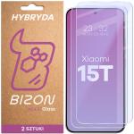 Set 2 folii sticla securizata Bizon Glass Mule Duo compatibile cu Xiaomi 15T, Transparent 2 - lerato.ro