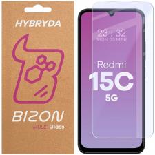 Folie sticla securizata Bizon Glass Mule compatibila cu Xiaomi Redmi 15C 5G, Transparent
