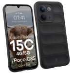 Carcasa Bizon Tur compatibila cu Xiaomi Redmi 15C 4G / 5G, Negru 3 - lerato.ro