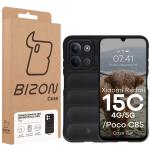 Carcasa Bizon Tur compatibila cu Xiaomi Redmi 15C 4G / 5G, Negru 9 - lerato.ro