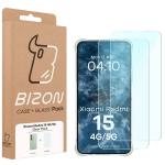 Kit protectie 3 in 1 BizonMobile Clear Pack, Carcasa Bizon Salpa si 2 folii sticla Bizon Glass Clear 2, compatibil cu Xiaomi Redmi 15 4G / 5G, Transparent 10 - lerato.ro