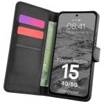 Husa flip cover Bizon Pocket compatibila cu Xiaomi Redmi 15 4G / 5G, Negru 3 - lerato.ro