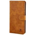 Husa flip cover Bizon Pocket compatibila cu Xiaomi 15T Pro, Maro 4 - lerato.ro