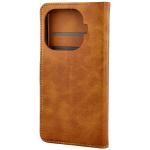 Husa flip cover Bizon Pocket compatibila cu Xiaomi 15T Pro, Maro 5 - lerato.ro