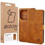 Husa flip cover Bizon Pocket compatibila cu Xiaomi 15T Pro, Maro 7 - lerato.ro