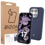 Carcasa Bizon Soft compatibila cu Xiaomi 17, Dark Blue 8 - lerato.ro