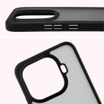 Carcasa Bizon Angelo compatibila cu Xiaomi 15T Pro, Transparent / Negru 4 - lerato.ro