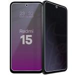 Folie sticla securizata Bizon Glass Mule Shadow Privacy compatibila cu Xiaomi Redmi 15 5G, Negru 3 - lerato.ro