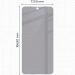 Folie sticla securizata Bizon Glass Mule Shadow Privacy compatibila cu Xiaomi Redmi 15 5G, Negru 4 - lerato.ro