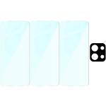 Set protectie 4in1 Bizon Glass Clear Pack, 3 folii sticla ecran + 1 folie sticla camera foto, compatibil cu Xiaomi Redmi 15C 4G / 5G, Transparent 7 - lerato.ro