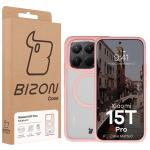Carcasa Bizon MatteO cu MagSafe compatibila cu Xiaomi 15T Pro, Roz 8 - lerato.ro