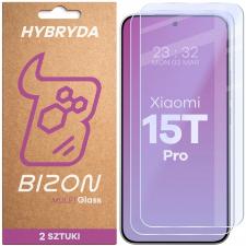 Set 2 folii sticla securizata Bizon Glass Mule Duo compatibile cu Xiaomi 15T Pro, Transparent