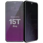 Folie sticla hibrid Bizon Glass Mule Shadow Privacy compatibila cu Xiaomi 15T Pro, Negru 3 - lerato.ro
