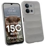 Carcasa Bizon Tur compatibila cu Xiaomi Redmi 15C 4G / 5G, Light Grey 3 - lerato.ro