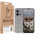 Carcasa Bizon Tur compatibila cu Xiaomi Redmi 15C 4G / 5G, Light Grey 9 - lerato.ro