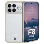 Carcasa Bizon Angelo compatibila cu Xiaomi Poco F8 Ultra, Transparent / Bej 3 - lerato.ro