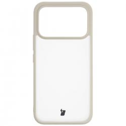 Carcasa Bizon Angelo compatibila cu Xiaomi Poco F8 Ultra, Transparent / Bej
