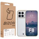 Carcasa Bizon Angelo compatibila cu Xiaomi Poco F8 Ultra, Transparent / Bej 7 - lerato.ro