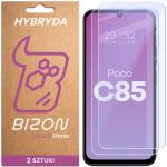 Set 2 folii sticla securizata Bizon Glass Mule Duo compatibile cu Xiaomi Poco C85 4G, Transparent 2 - lerato.ro