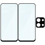 Set protectie 3in1 Bizon Glass Edge Pack, 2 folii sticla ecran + 1 folie sticla camera foto, compatibil cu Xiaomi Redmi 15C 4G / 5G, Negru 7 - lerato.ro