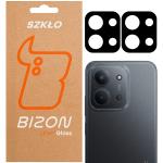 Set 2 folii sticla securizata camera foto Bizon Glass Lens compatibile cu Xiaomi Redmi 15C 4G / 5G, Negru 3 - lerato.ro