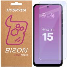Folie sticla securizata Bizon Glass Mule compatibila cu Xiaomi Redmi 15 5G, Transparent