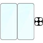 Set protectie 3in1 Bizon Glass Edge Pack, 2 folii sticla ecran + 1 folie sticla camera foto, compatibil cu Xiaomi 15T, Negru 7 - lerato.ro