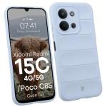 Carcasa Bizon Tur compatibila cu Xiaomi Redmi 15C 4G / 5G, Light Blue 3 - lerato.ro