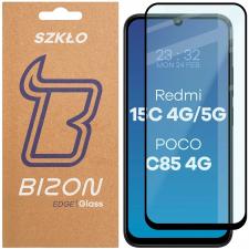 Folie sticla securizata Bizon Glass Edge 2 compatibila cu Xiaomi Redmi 15C 4G / 5G / POCO C85 4G, Negru