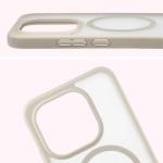 Kit protectie 2 in 1 BizonMobile, Carcasa Bizon MatteO si Folie sticla securizata Bizon Glass Edge, compatibil cu Xiaomi 15T, Bej 6 - lerato.ro