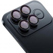Folie sticla securizata camera foto Bizon Glass Snap Lens compatibila cu Xiaomi Poco F8 Ultra, Negru