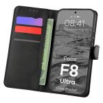 Husa flip cover Bizon Pocket compatibila cu Xiaomi Poco F8 Ultra, Negru 3 - lerato.ro