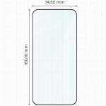 Set 2 folii sticla securizata Bizon Glass Edge Duo compatibile cu Xiaomi Poco F8 Ultra, Negru 3 - lerato.ro