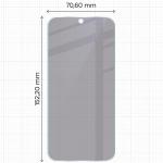 Folie sticla securizata Bizon Glass Mule Shadow Privacy compatibila cu Xiaomi Poco F8 Pro, Negru 4 - lerato.ro