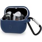 Carcasa Bizon Headphone Silicone compatibila cu Samsung Galaxy Buds 3 / 3 Pro, Dark Blue 3 - lerato.ro