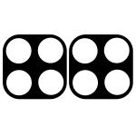 Set 2 folii sticla securizata camera foto Bizon Glass Lens compatibile cu Xiaomi 15T, Negru 4 - lerato.ro