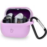 Carcasa Bizon Headphone Silicone compatibila cu Samsung Galaxy Buds 3 / 3 Pro, Light Purple 3 - lerato.ro