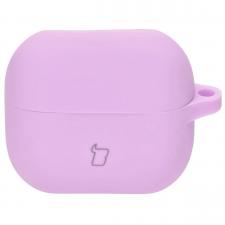 Carcasa Bizon Headphone Silicone compatibila cu Samsung Galaxy Buds 3 / 3 Pro, Light Purple