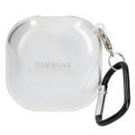 Carcasa Bizon Headphone Clear compatibila cu Samsung Galaxy Buds Live / Pro / Buds2 / Buds2 Pro / Buds FE, Transparent 2 - lerato.ro