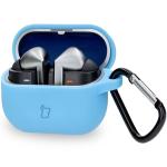 Carcasa Bizon Headphone Silicone compatibila cu Samsung Galaxy Buds 3 / 3 Pro, Albastru 3 - lerato.ro