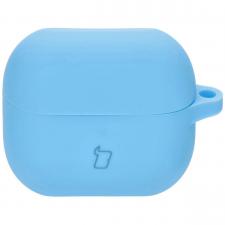 Carcasa Bizon Headphone Silicone compatibila cu Samsung Galaxy Buds 3 / 3 Pro, Albastru