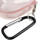 Carcasa Bizon Headphone Clear compatibila cu Samsung Galaxy Buds Live / Pro / Buds2 / Buds2 Pro / Buds FE, Transparent / Roz 6 - lerato.ro
