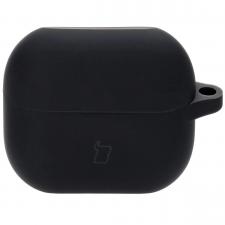 Carcasa Bizon Headphone Silicone compatibila cu Samsung Galaxy Buds 3 / 3 Pro, Negru